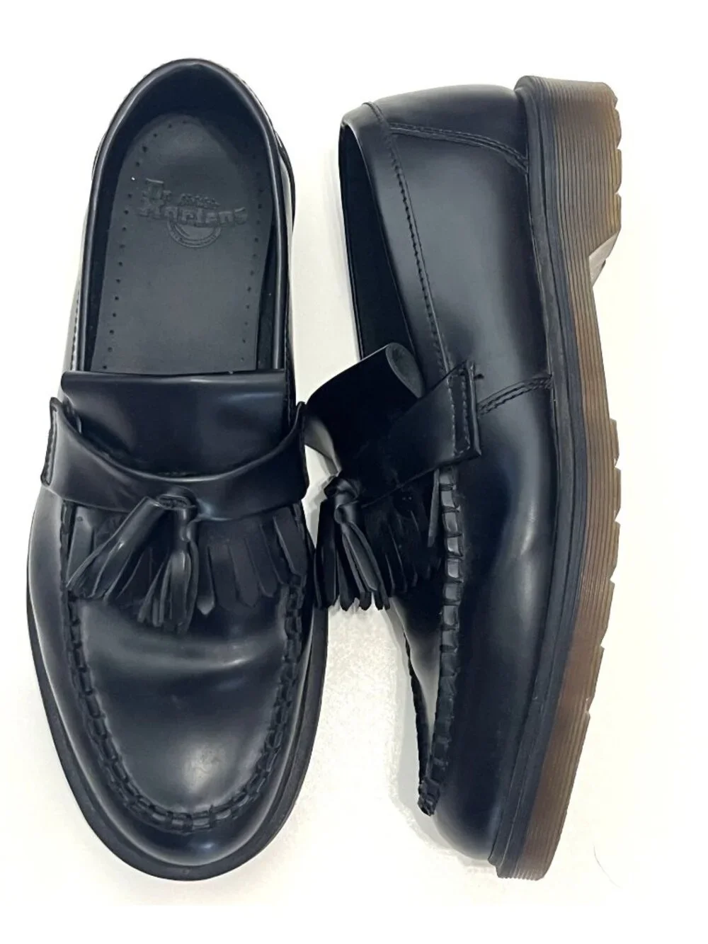 Dr. Martens Adrian Unisex Smooth Leather Preppy Loafers Mens 11M / Women's 12